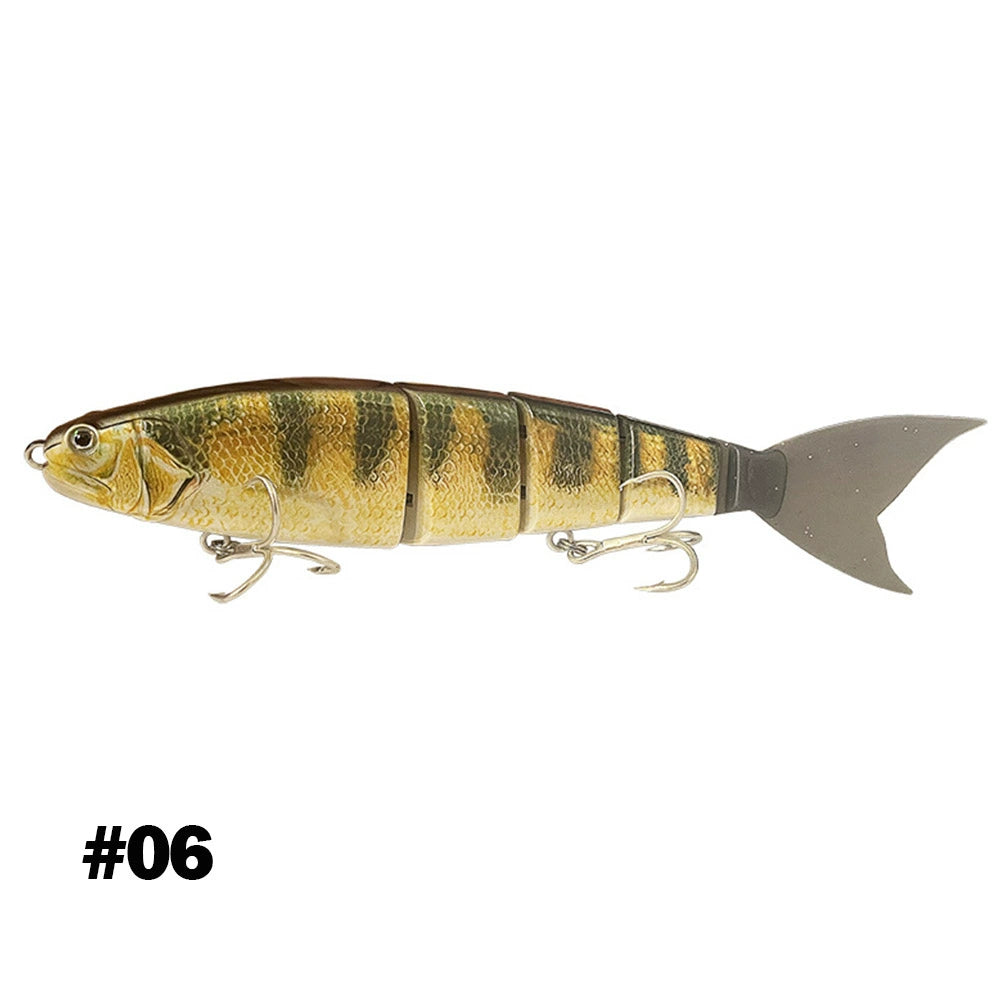 Cross-border sea fishing long-distance investment bionic multi-section fish Lure bait four sections soft-tailed fake bait giant hard bait 105g large fish