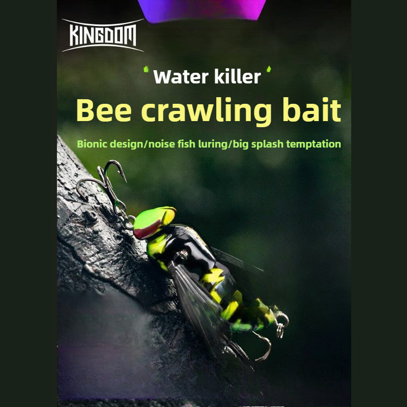 Hornet crawling bait, water bumblebee, bionic bee, insect, wave crawling