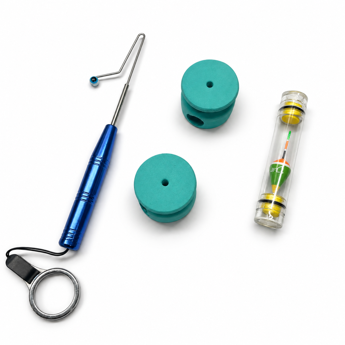 Everglade Green Complete Starter Kit add-ons: Line Keepers, Hook Remover and TOP FLOAT