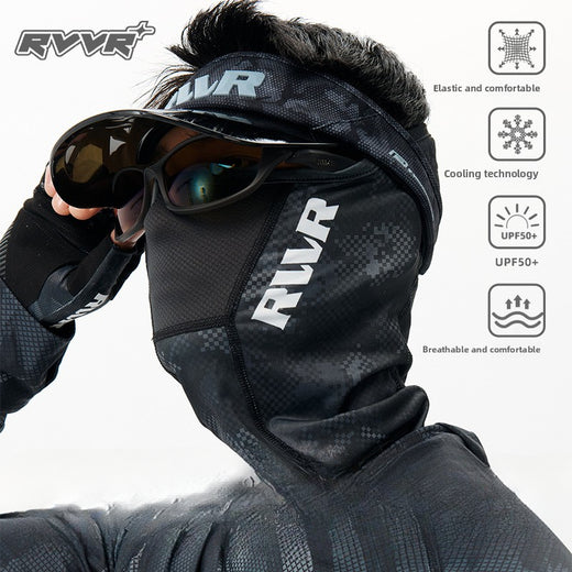 UV-Protection Cooling Face Mask for Fishing – Breathable Sun Shield for Outdoor Anglers
