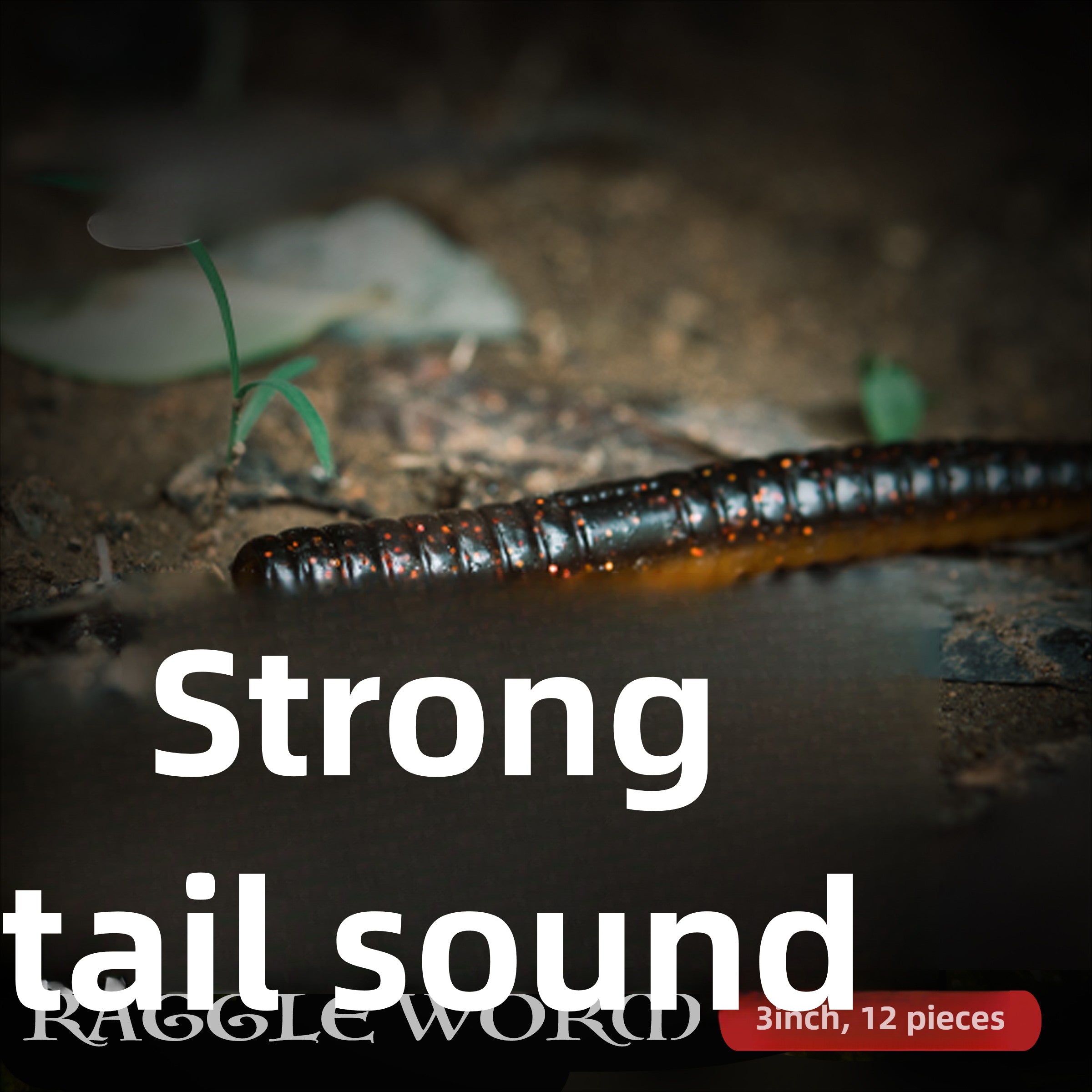 Rattlesnake senko noodle worm lead-free inverted fishing lure perch black pit stealing donkey high specific gravity soft bait