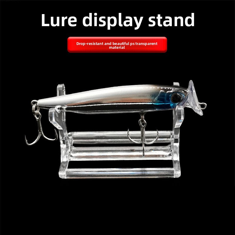 Y-Shaped Lure Display Stand – Plastic Fishing Bait Holder Rack(Small – Recommended)