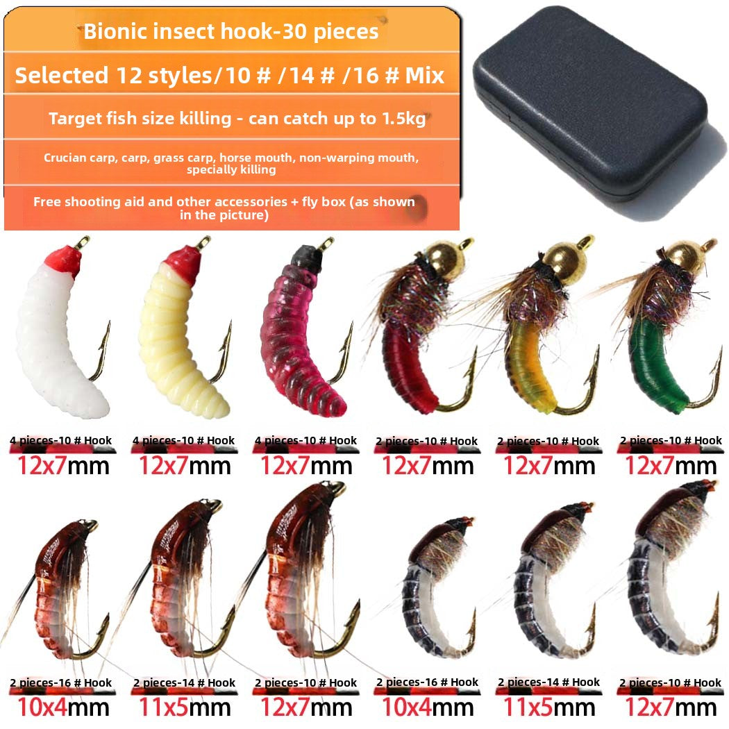 All-in-One Fly Tying Lure Kit for Small & Medium Fish