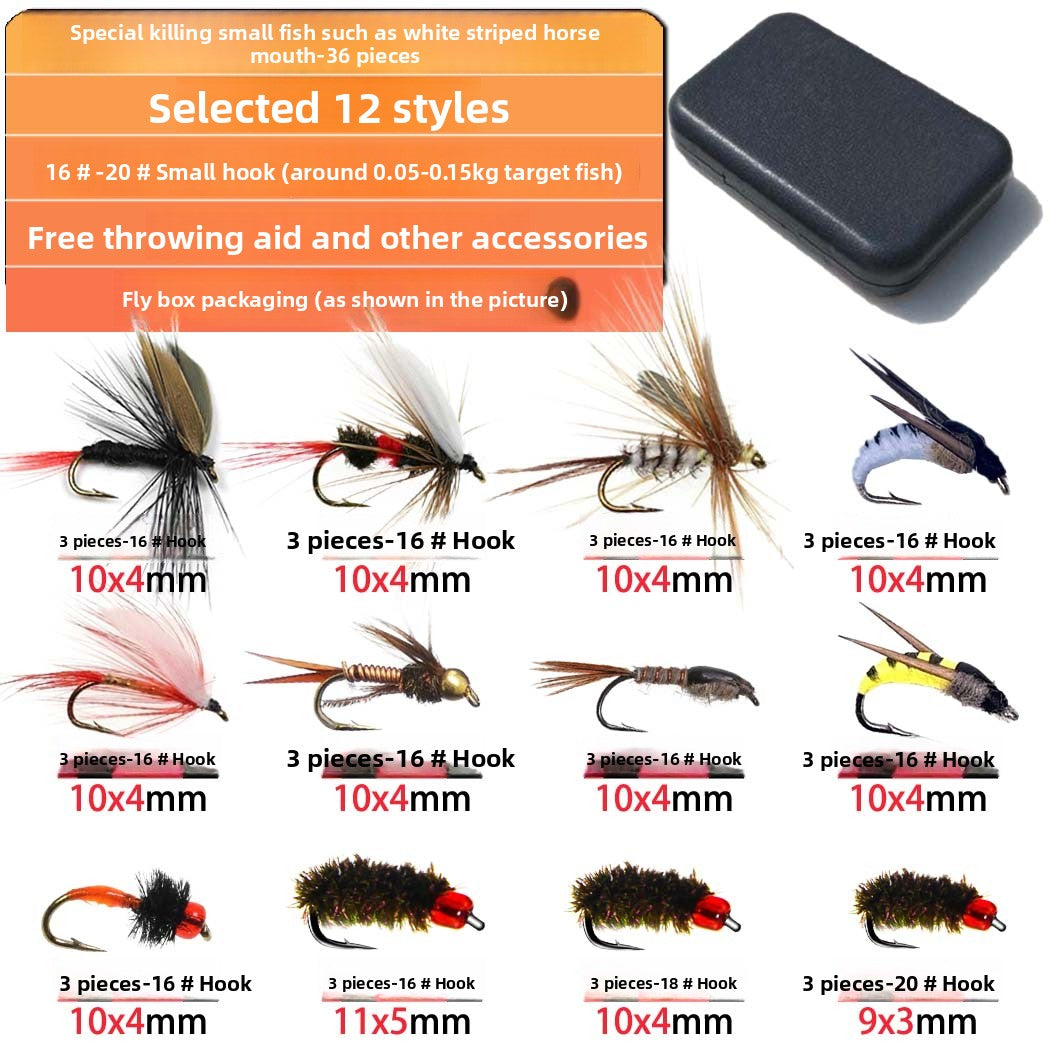 All-in-One Fly Tying Lure Kit for Small & Medium Fish