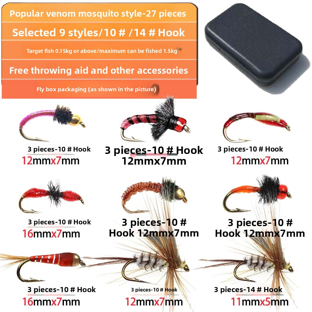 All-in-One Fly Tying Lure Kit for Small & Medium Fish