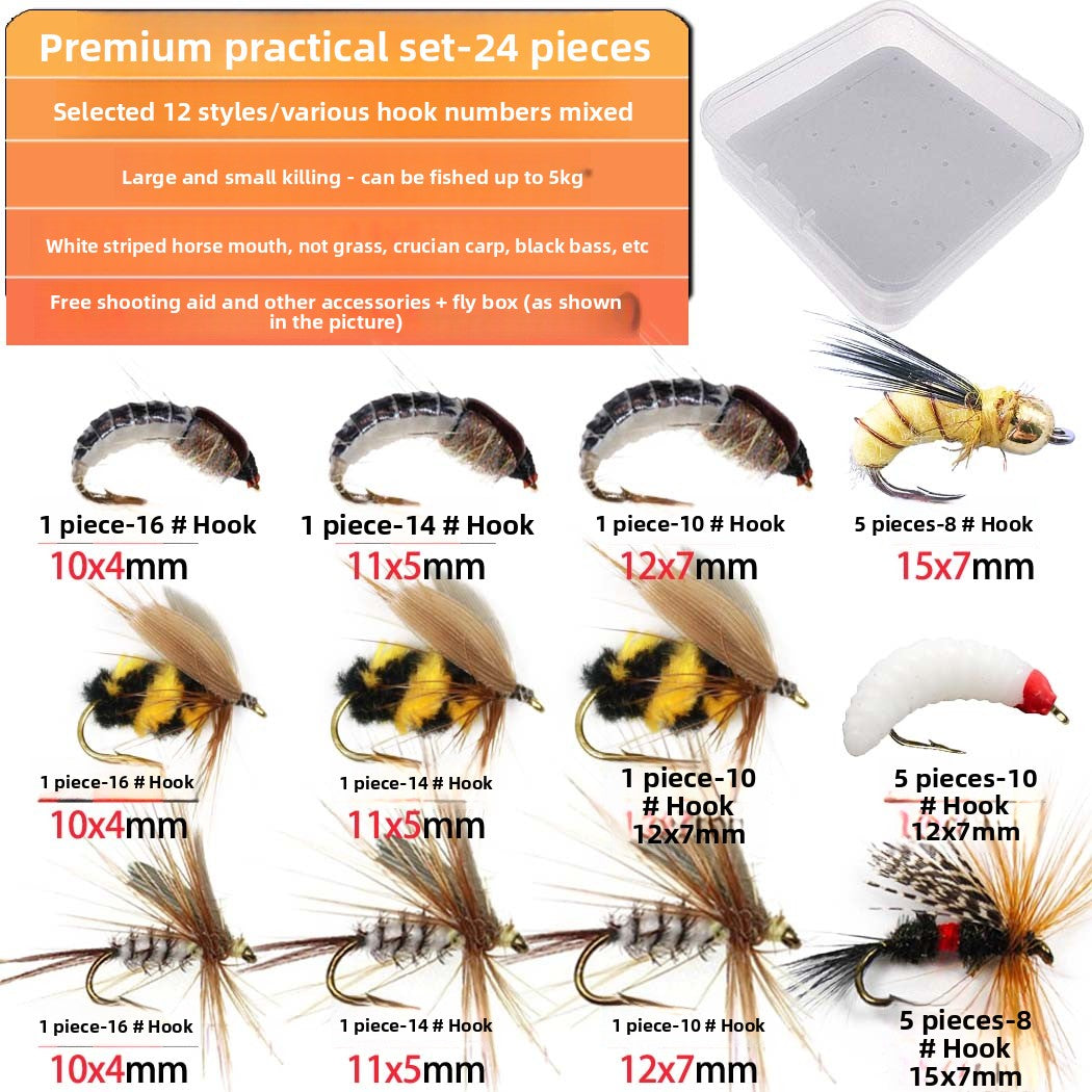 All-in-One Fly Tying Lure Kit for Small & Medium Fish